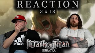 Attack on Titan 3x18 REACTION quotMidnight Sunquot [upl. by Cyd]