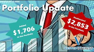 Portfolio Update July 14th investment passiveincome stockmarket investing stocks finance [upl. by Illom]