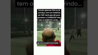 Alguém diga o que eu faço concursospublicos concursos concursopúblico cnu embrapa inss [upl. by Rehpotsirh]