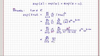 Analysis Reihen Die Funktionalgleichung der Exponentialfunktion 0707 [upl. by Tsai]