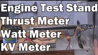 Engine test stand for brushless motors [upl. by Colin]