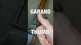 Don’t get ‘Garand Thumb’ 😨 garandthumb [upl. by Tnerual929]