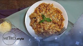 Sun Dried Tomato Pesto Pasta Recipe  Metrostyle [upl. by Garwin]