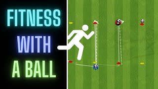 Competitive Fitness With Ball Drill  FootballSoccer [upl. by Ward550]