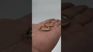 Arracadas caramelo florentinas 10K jewelry fashion luxury gold [upl. by Aydiv29]