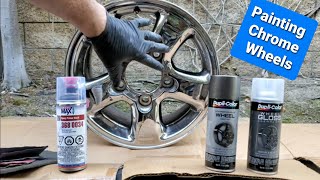 ✔ Everything you need to know PAINTING CHROME WHEELS 👀 [upl. by Jinny591]