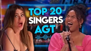 20 Amazing Singing Auditions On Americas Got Talent [upl. by Mycah]