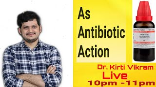 Hydrastis Homeopathic Antibiotic DrKirti Vikram Singh LIVE CLINIC1246 1212021 [upl. by Tara]