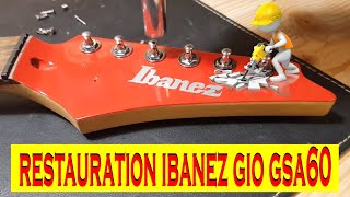 Restauration Ibanez GIO GSA60 [upl. by Ayotahs]