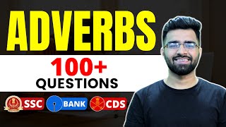 Adverbs  100 Questions  Basic English Grammar  SSC BANK CDS  Tarun Grover [upl. by Luo]