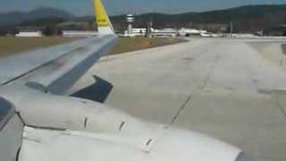 TUIfly 737  Take Off at Klagenfurt 15032008 [upl. by Acino451]