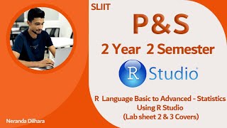 R Language using R Studio  Statistics  Basic to Advanced [upl. by Epner]