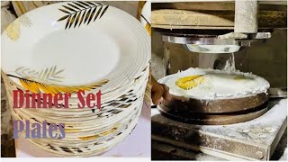 Stylish Dinner Set Plate Manufacturing Process Explained [upl. by Groos]