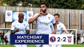 🎥 Matchday Experience  Dorking Wanderers 22 York City  202324 [upl. by Aniaj]