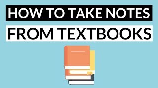 How to Take Notes from a Textbook Effectively  5 Steps Note Taking Method [upl. by Oliric508]