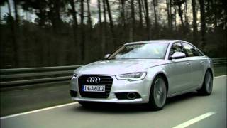 2012 Audi A6 Sedan Driving [upl. by Karlis]