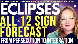 ECLIPSE ASTROLOGY INSIGHTS 2024 All 12 Signs Forecast From Persecution to Integration ✨⚡ [upl. by Enna]