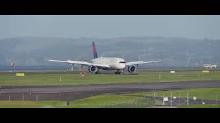 Delta Airbus A350 Returns to Auckland  4K60 [upl. by Christan663]