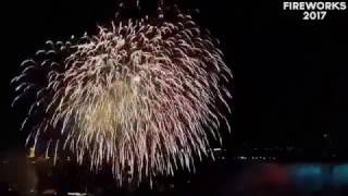 New Years Eve Fireworks  Canada Niagara Falls 2017 [upl. by Cindy]