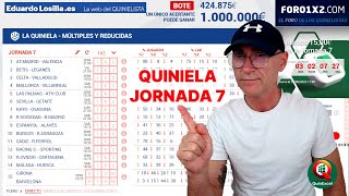 QUINIELA JORNADA 7 ¡Prediciendo más de una SORPRESA [upl. by Enialehs]