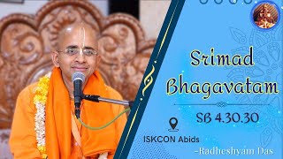 Srimad Bhagavatam Class  SB 43030  HG Radheshyam Pr  28082024  ISKCON Abids Hyderabad [upl. by Muryh]