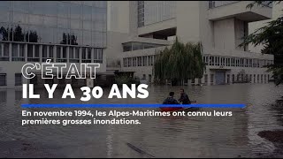 Il y a 30 ans les AlpesMaritimes ont connu leurs premières grosses inondations [upl. by Carlton]