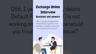 Exchange Online Interview questions and answers shorts youtubeshorts office365concepts interview [upl. by Treve]