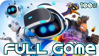 Astro Bot Rescue Mission Walkthrough 100 FULL GAME Longplay PS4 PSVR [upl. by Alig376]