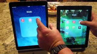 iPad Air vs iPad 4 Comparison  Speed and Performance [upl. by Amsab]