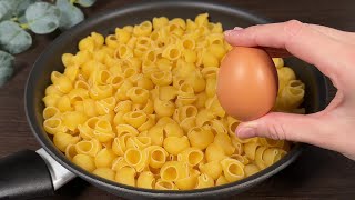 Just pour eggs over pasta Quick and incredibly delicious recipe [upl. by Viscardi]