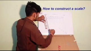 How to constructdraw a scale to read metres and decimetres  Engineering Drawing  Fly Rajputs [upl. by Ymerrej820]