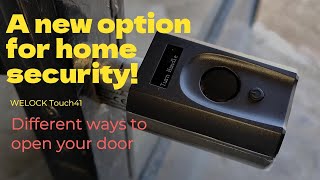 WELOCK smart lock Touch41different ways to open your door welock welocksmartlock diy [upl. by Wachter]