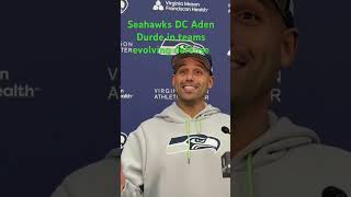 Seahawks DC Aden Durde says this Hawks defense is different from the one that faced 49ers on Oct10 [upl. by Tombaugh]