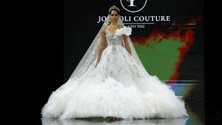 Joli Poli Couture Spring 2024  Barcelona Bridal Fashion Week [upl. by Anner847]