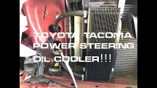 TOYOTA TACOMA POWER STEERING OIL COOLER [upl. by Anhaj267]