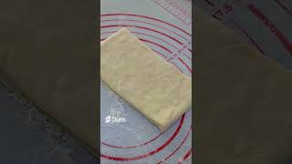 How to make croissant dough part 3 Pâte à croissant  pain au chocolat part1😋 shorts [upl. by Adliwa375]