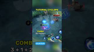 TUTORIAL CYCLOPS BYJYL cyclopstiktok cyclops sanz fyp mobilelegends onicvsrrq [upl. by Atul696]