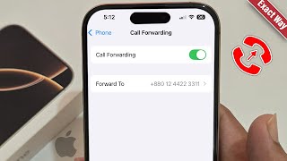 How To Check Call Forwarding On iPhone [upl. by Ramona]