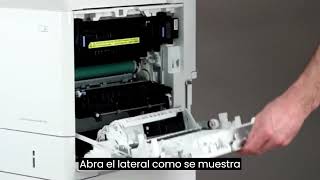 Instrucciones para cambiar Fusor HP LaserJet Enterprise E62555 E62565 E62575  RM21257 [upl. by Parry]