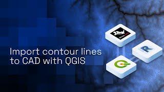 Import contour lines to Rhino or Revit with QGIS [upl. by Orton]