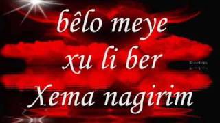 Ebdulqehar zaxoyi  loma nekin lyrics [upl. by Atsirtal516]