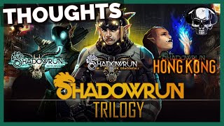 Shadowrun Trilogy  Some Thoughts After Reviewing The Series [upl. by Ynogoham]