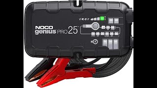 NOCO GENIUSPRO25 25 Amp Fully Automatic Professional Smart Charger 6V 12V and 24V [upl. by Anhaj]