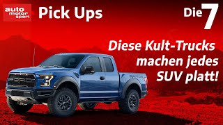 Endgegner Pickup Diese KultTrucks machen jedes SUV platt I auto motor und sport [upl. by Aela]