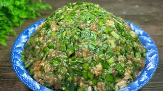 韭菜饺子馅好吃有诀窍，教你30年饺子馆不外传秘方，一口一个真香 [upl. by Neerahs]