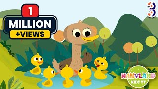 🦆 Seven Little Ducks  Preschool Nursery Rhymes  Baby Songs  Fun Kids Cartoon [upl. by Husein909]