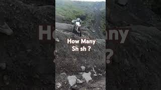 Playing on tbe moon Cowm Leisure Quarry hardenduro dirtbike [upl. by Holmen]