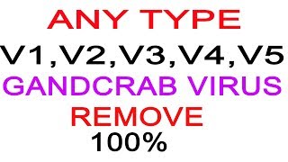 Any Type of Gandcrab ransomware virus Remove Delete or decrypt in 2 MINUTE100 [upl. by Sacks]