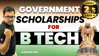 Government Scholarships BTech Students Must Apply In 2023  Harsh Sir VedantuMath [upl. by Elrahc200]