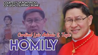 HOMILY of Cardinal Luis Antonio G Tagle  Third Sunday of Lent [upl. by Hertz]